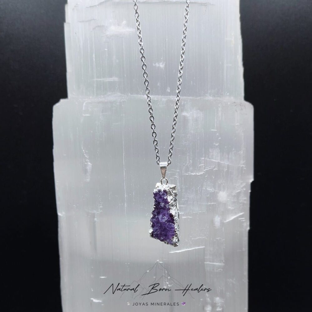 Colgante drusa de Amatista