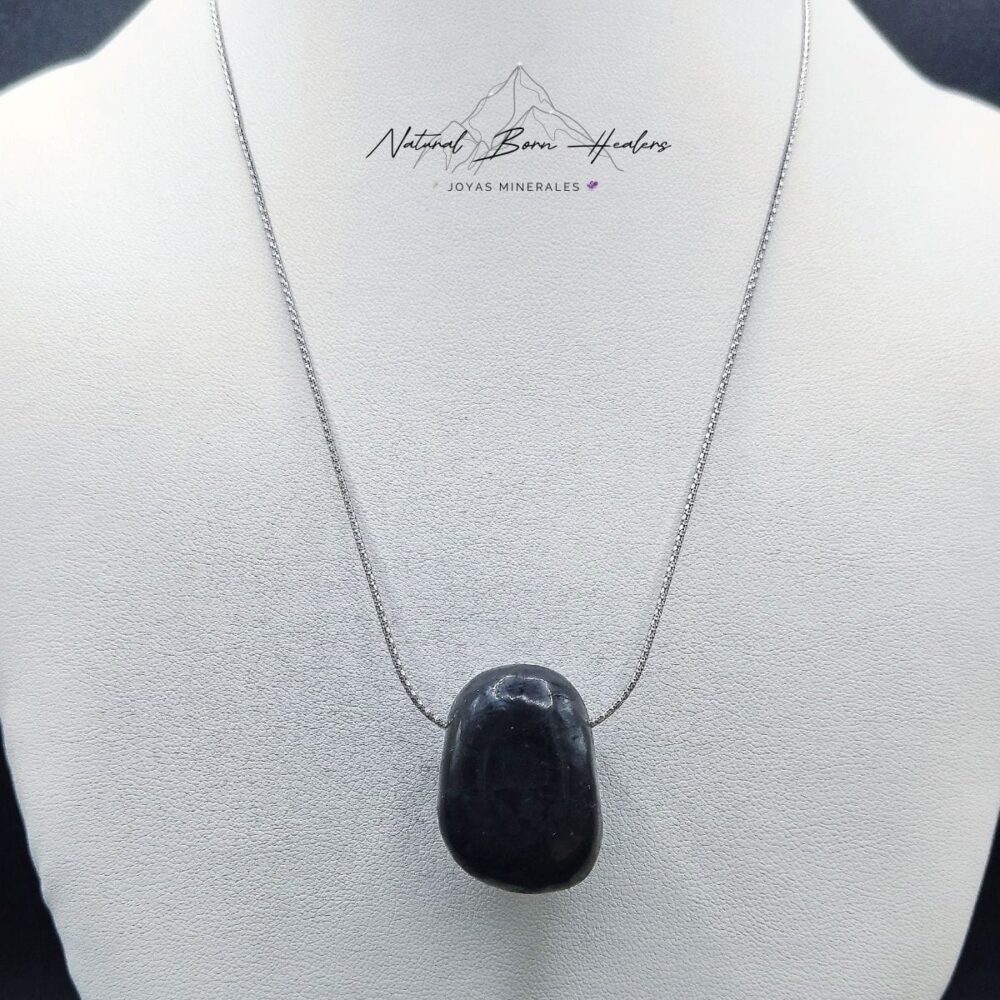 Colgante de Shungit - Protección poderosa y estilo minimalista que combina con todo - Imagen 3