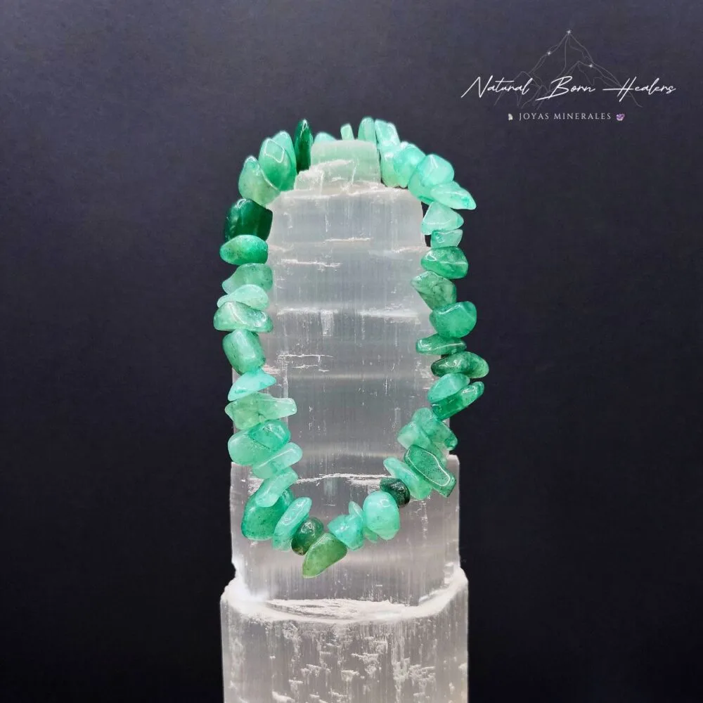 pulsera aventurina verde