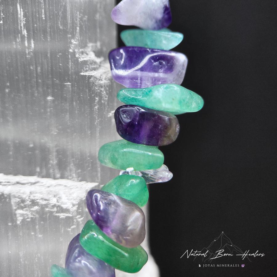 Detalle de Aventurina verde y Amatista 2